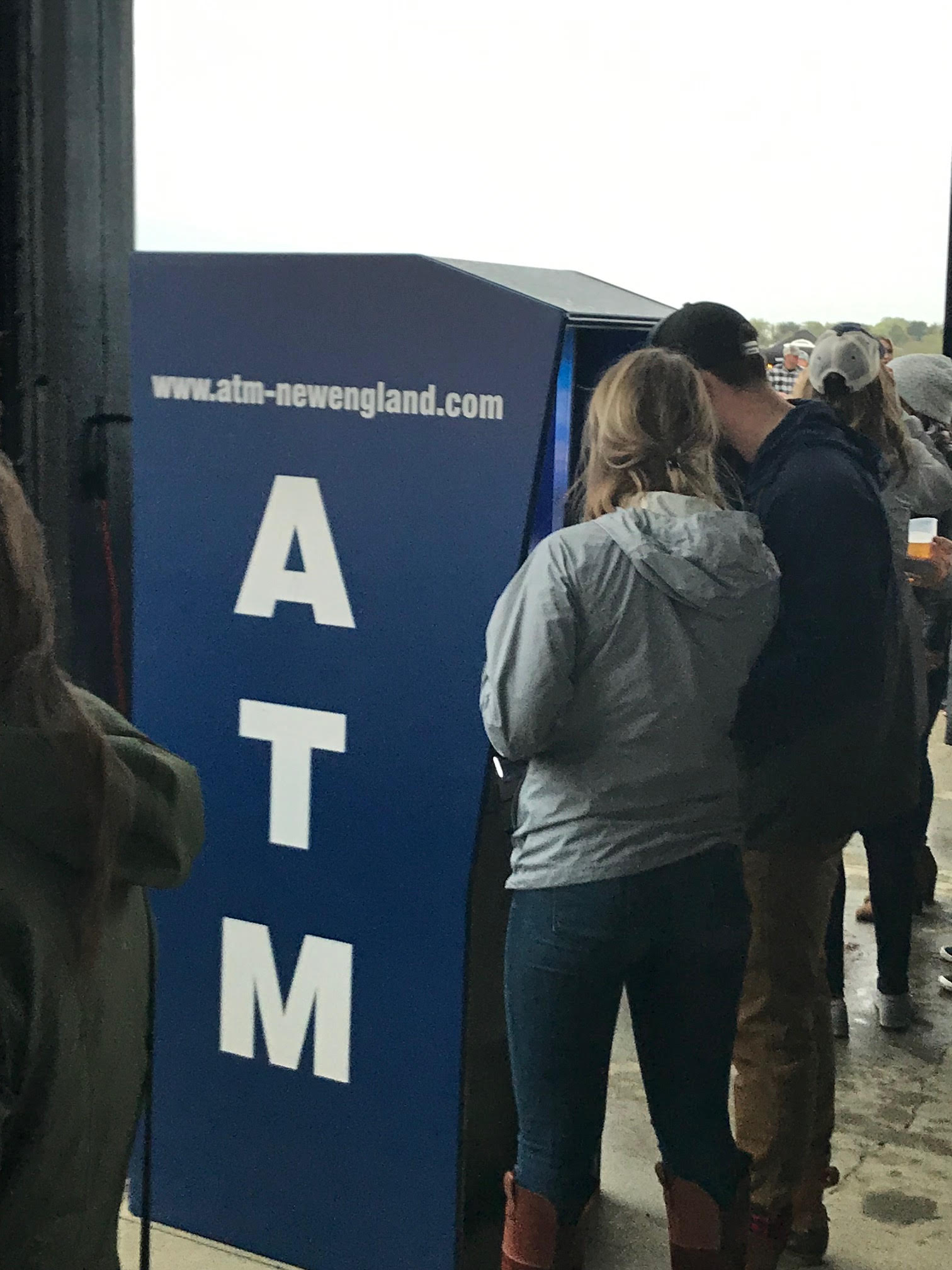 ATM at a retail location