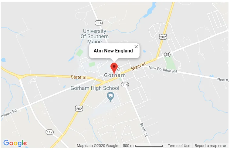 ATM New England service area map